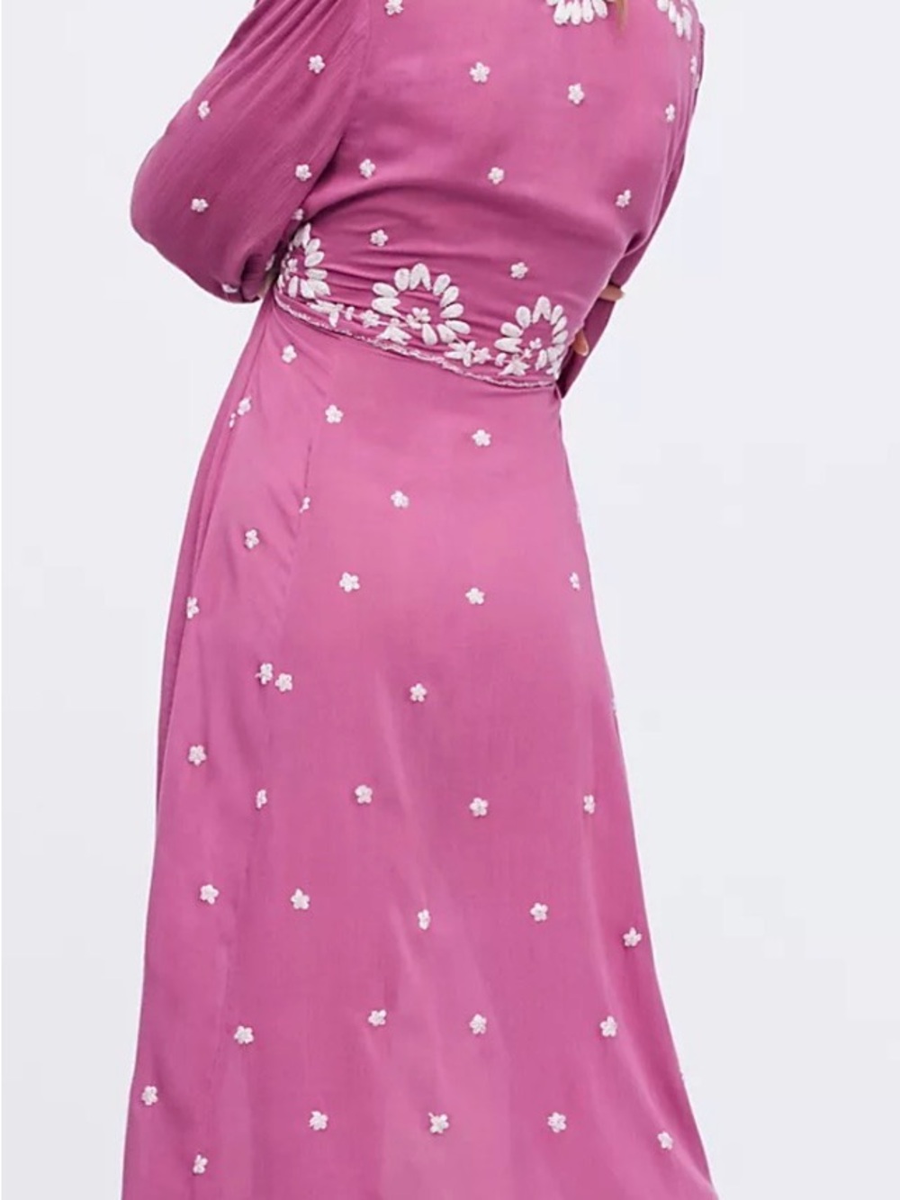Free People Embroidered Fable Midi Dress - Picture 3 of 8